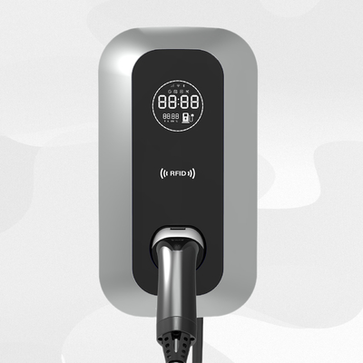 Outdoor Rated 7kW AC EV Charging Station IP65 Protection CE Certified