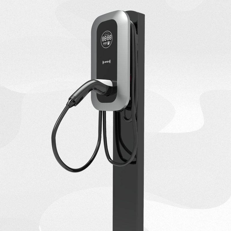 Modern Design 7kW AC EV Charging Station for Home and Business Bluetooth and Wi-Fi Connectivity