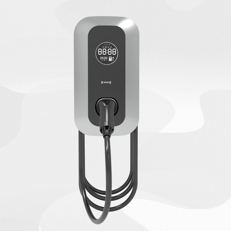 Modern Design 7kW AC EV Charging Station for Home and Business Bluetooth and Wi-Fi Connectivity